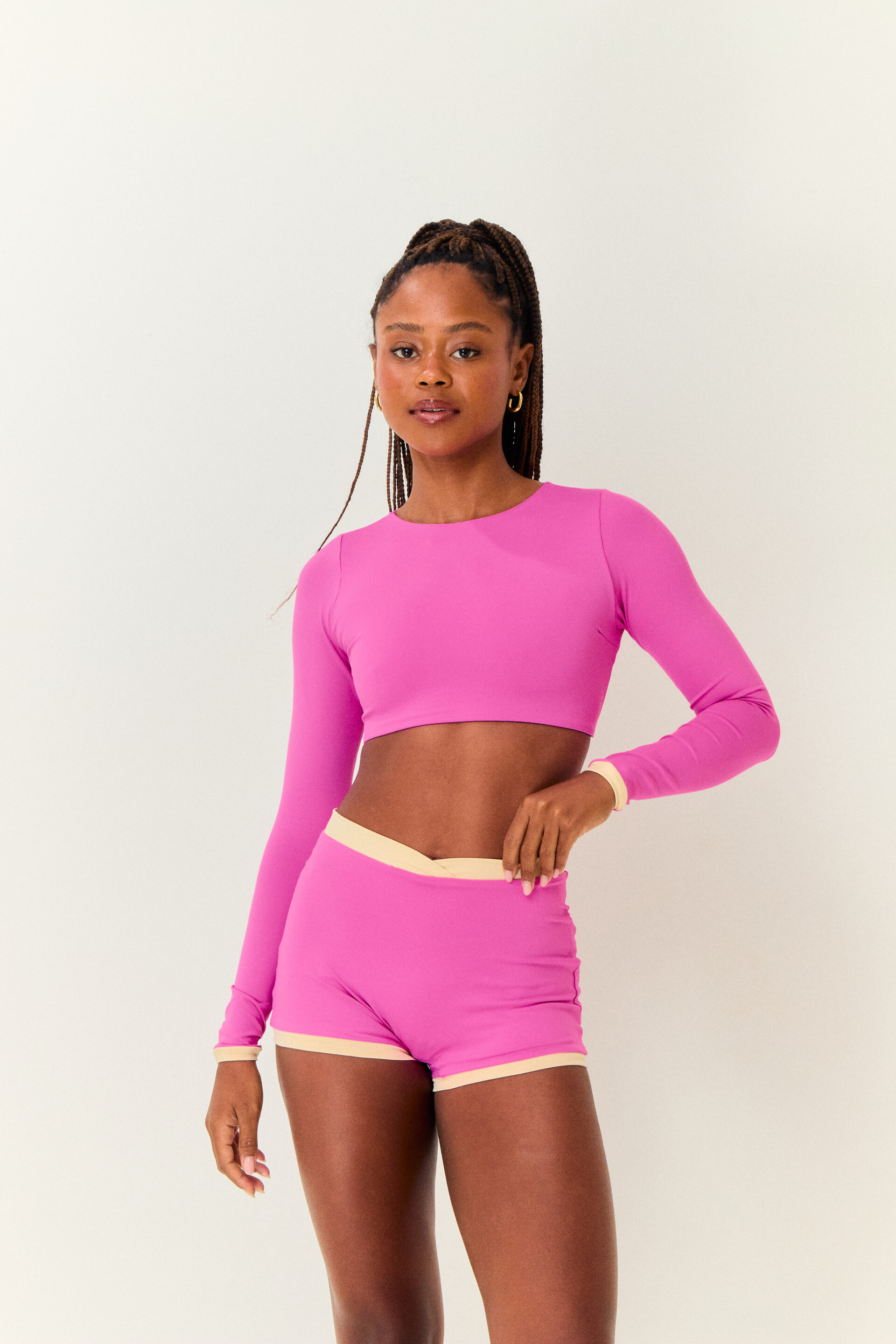 SHORT SUNSET ROSA FLOR