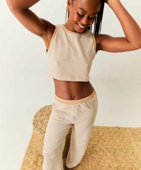 CROPPED TRICOT HAZE AMENDOA