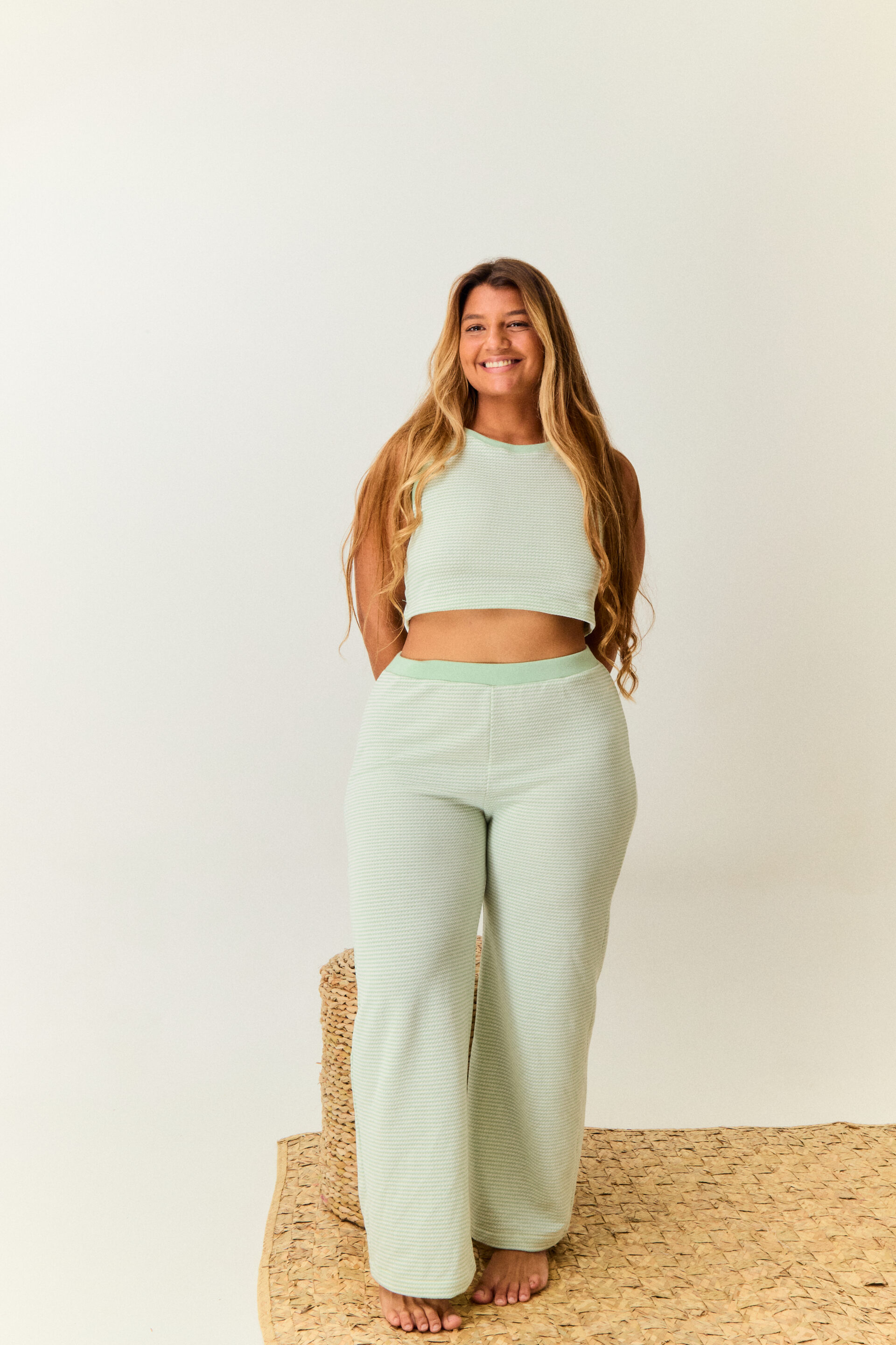 CALÇA TRICOT HAZE MENTA