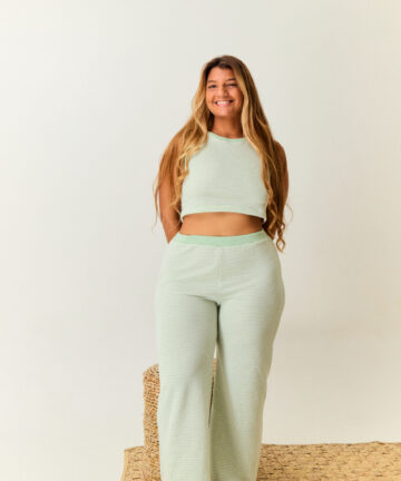 CALÇA TRICOT HAZE MENTA