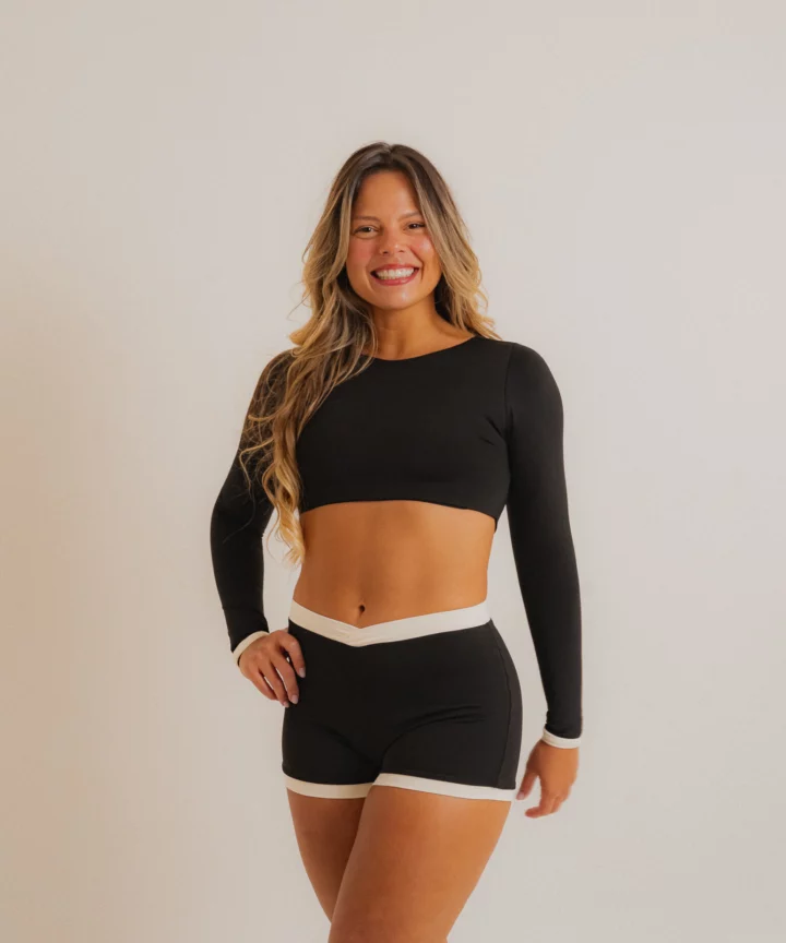 CROPPED SUNSET PRETO