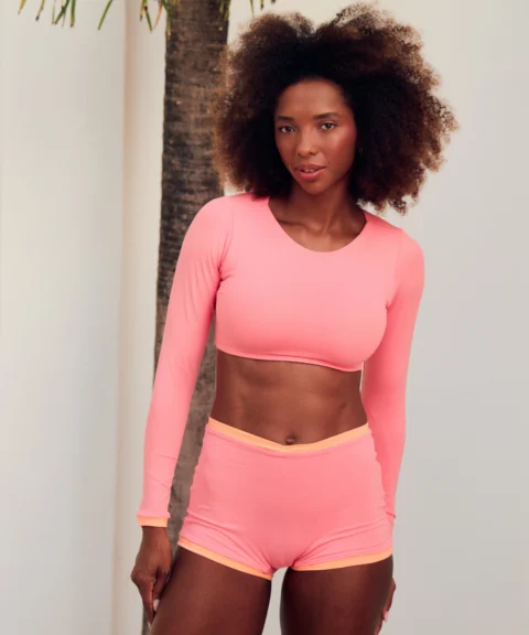 SHORT SUNSET ROSA CHICLETE