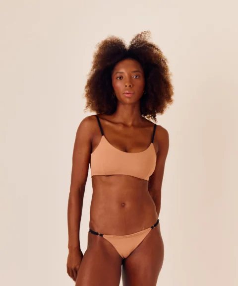 TOP CANOA LIGHT MACHIATTO COM PRETO