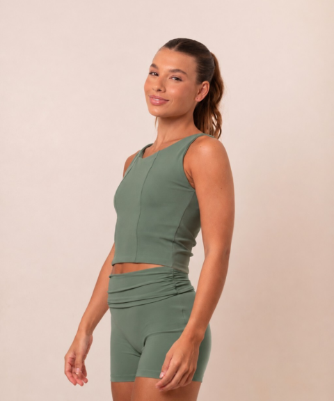 SHORT FRANZIDO EUCALIPTO