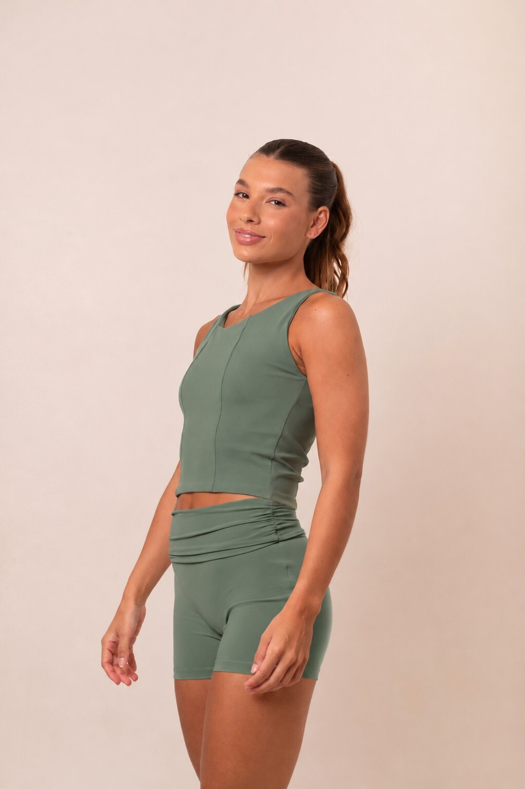 SHORT FRANZIDO EUCALIPTO