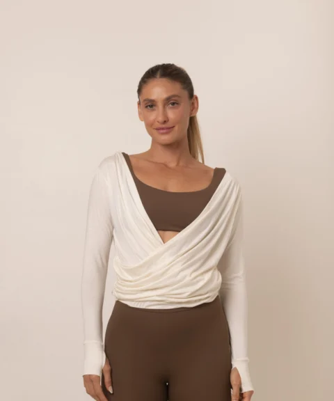 BLUSA BALLET CREME