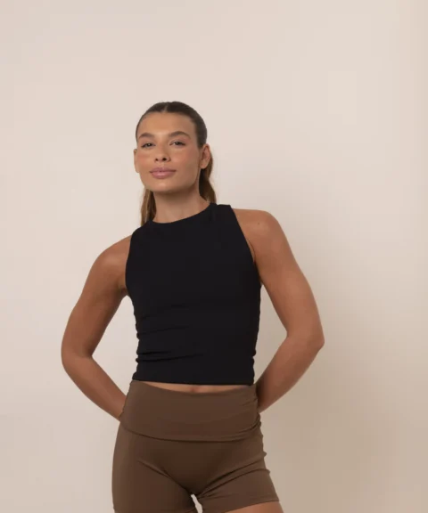 SHORT FRANZIDO MASCAVO